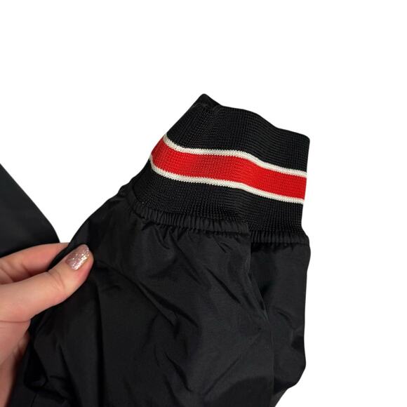 UNK NBA Atlanta Hawks Quilted Hooded Varsity Puffer Jacket Sz 2XL Embroidered - Picture 11 of 13